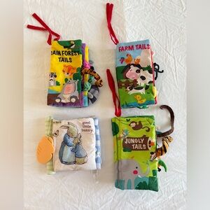 Beiens + Beatrix Potter Peter Rabbit Soft Cloth Book Baby 0-12 months BUNDLE (4)